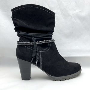 TAMARIS Black Ankle Boots